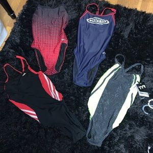 Lot of 4 swim suits